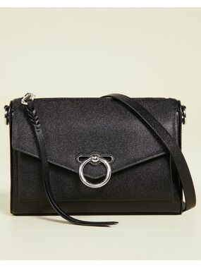Rebecca Minkoff Black Pebbled Leather Crossbody